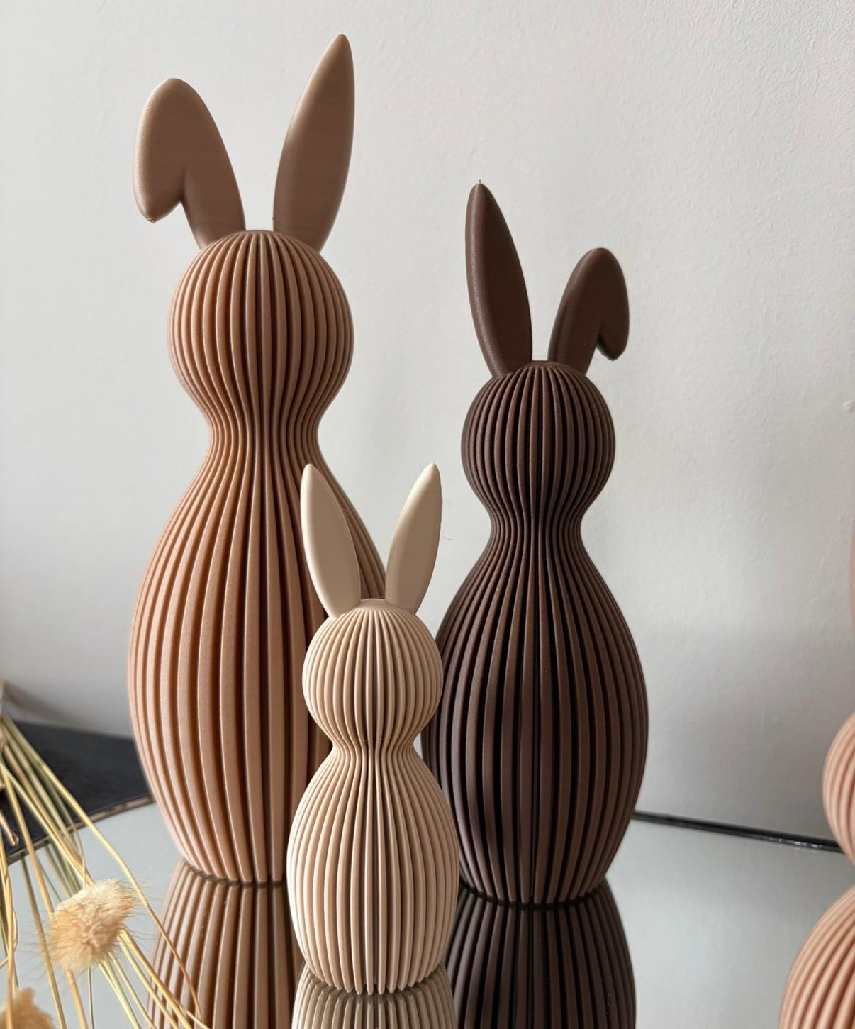 Paasdecoratie – Set verschillende Design Hazen