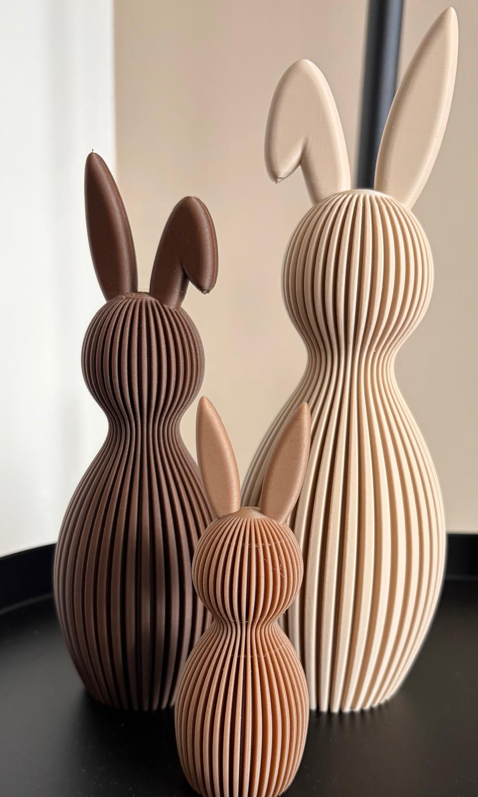 Paasdecoratie – Set verschillende Design Hazen