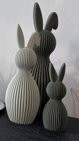 Paasdecoratie – Set verschillende Design Hazen